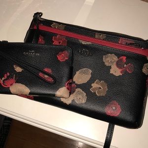 Coach purse and Wristlet